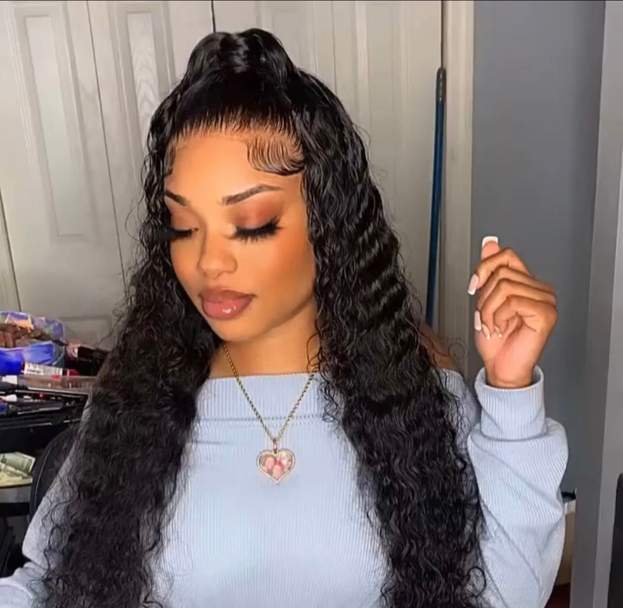Deep Wave Frontal Wig