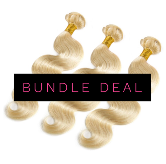 Russian Blonde Body Wave Bundle Deal