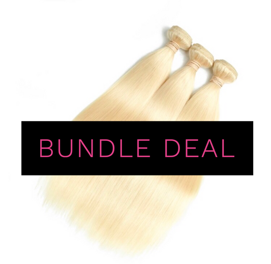 Russian Blonde Straight Bundle Deal