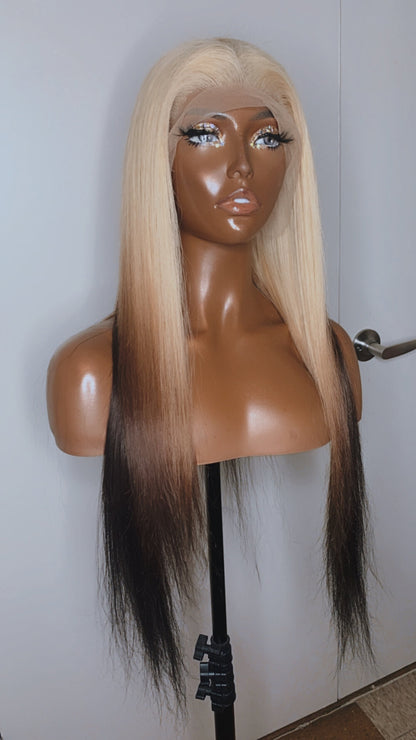 Reverse Ombre 13x4 Frontal Wig