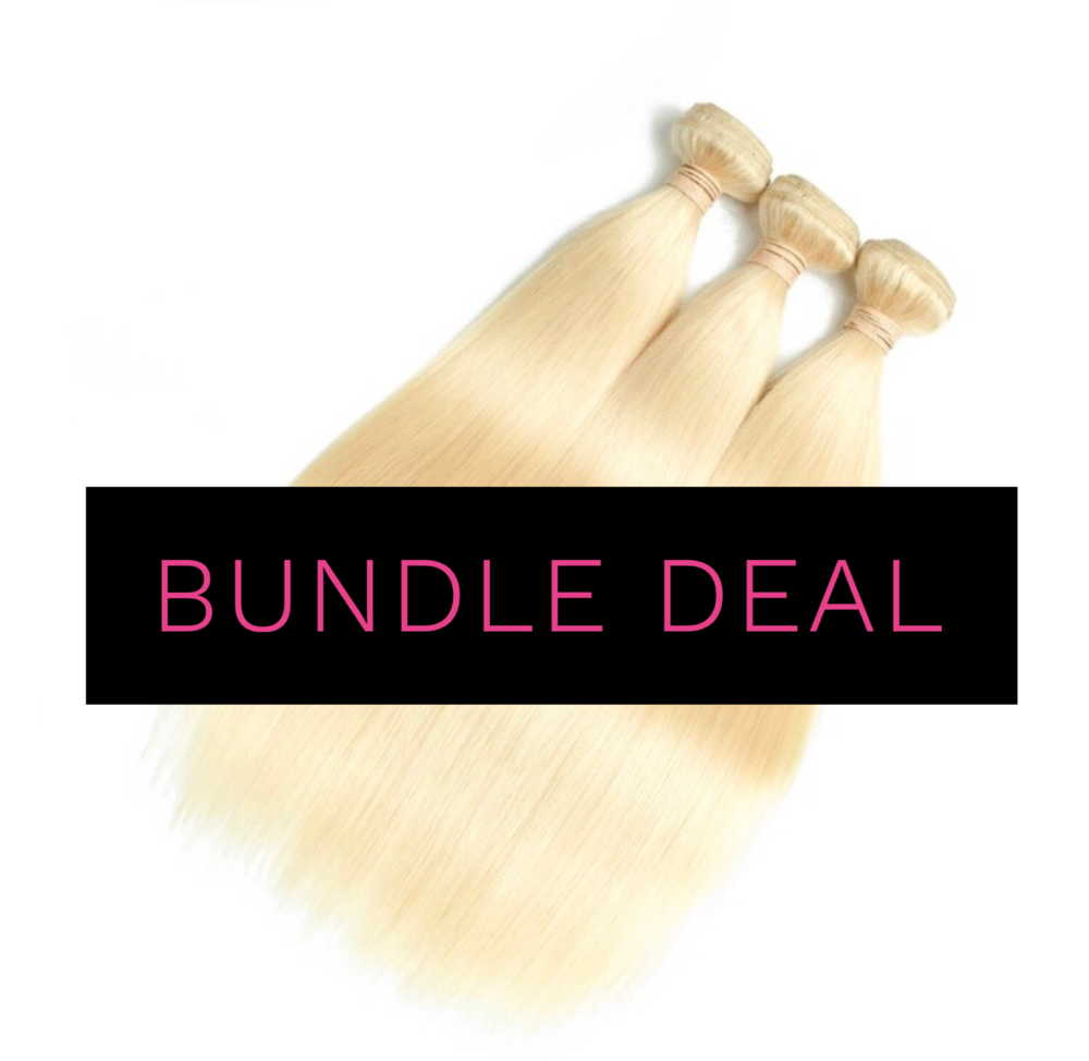 Russian Blonde Straight Bundle Deal